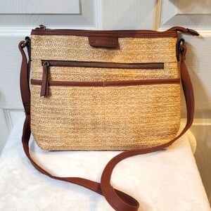Rosetti Tan and Brown Women's Crossbody Bag